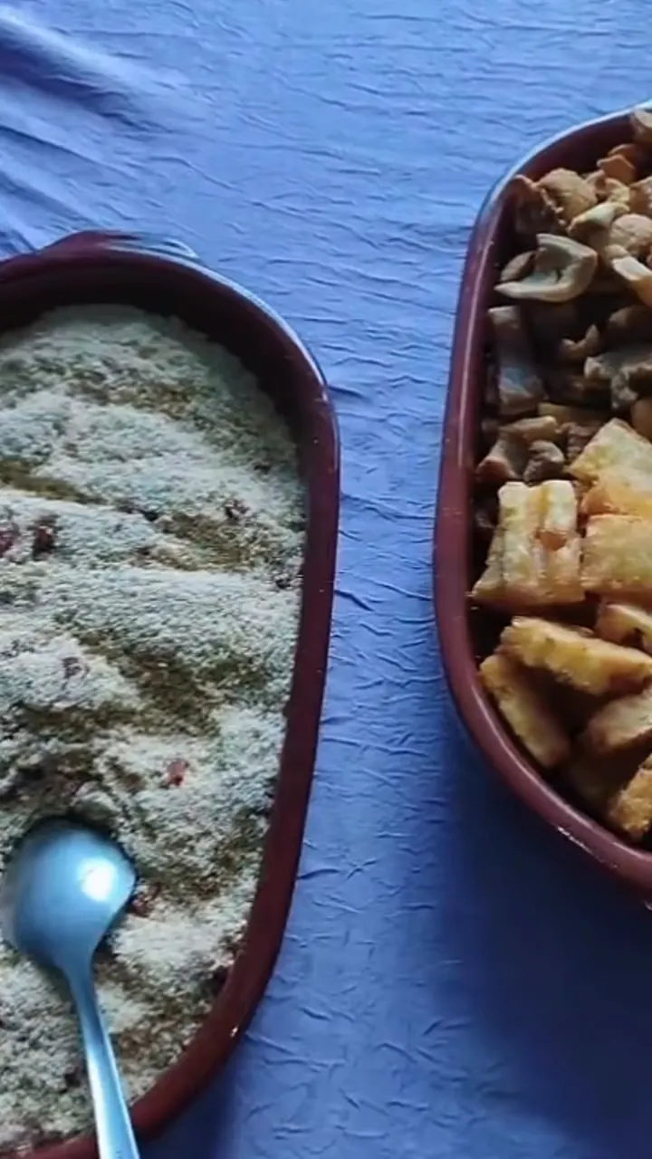 Couve e farofa para acompanhar a feijoada