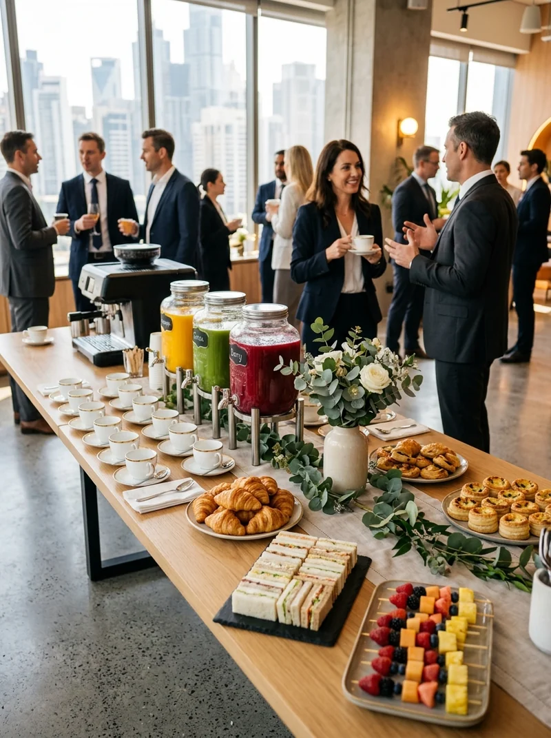Coffee break e recepção corporativa para empresas